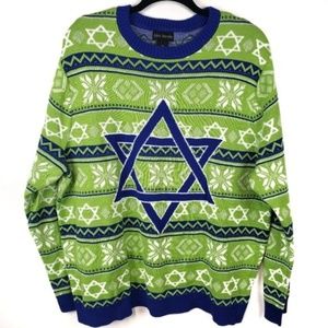 Alex Stevens Hannukah Nights Star Holiday Sweater